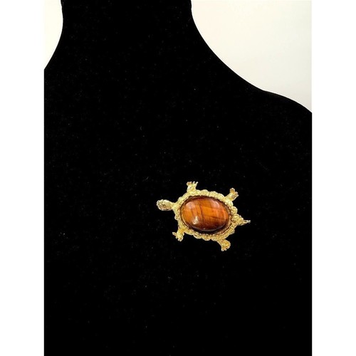Vintage gold tone turtle - vintage,